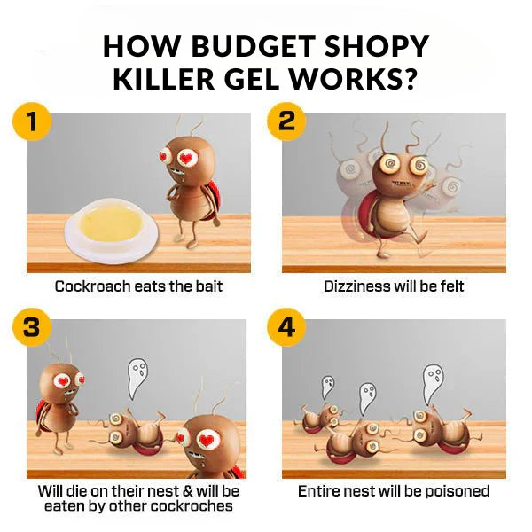 Cockroach Killer Gel (Buy 1 Pack Get 1 Pack Free)