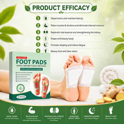 Herbal & Gentle Ingredient Detox Foot Pads🌿🦶BUY 10 GET 10 FREE 🌱(Pack of 20)