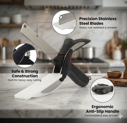 Clever Cutter 2-in-1 kitchen knife