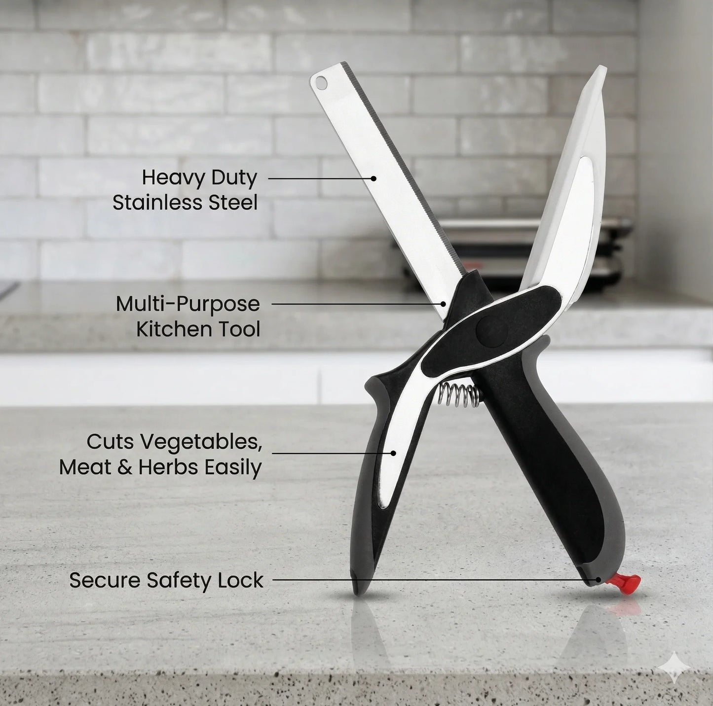 Clever Cutter 2-in-1 kitchen knife
