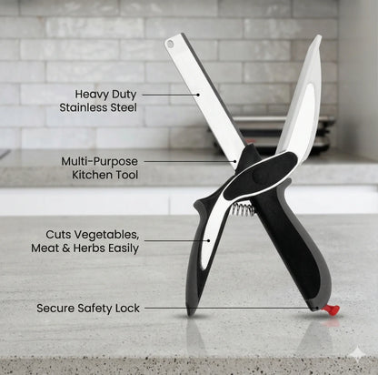 Clever Cutter 2-in-1 kitchen knife