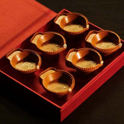 Eco-Friendly Water Sensor Diyas – Reusable & Safe for Family (Pack of 12/24)