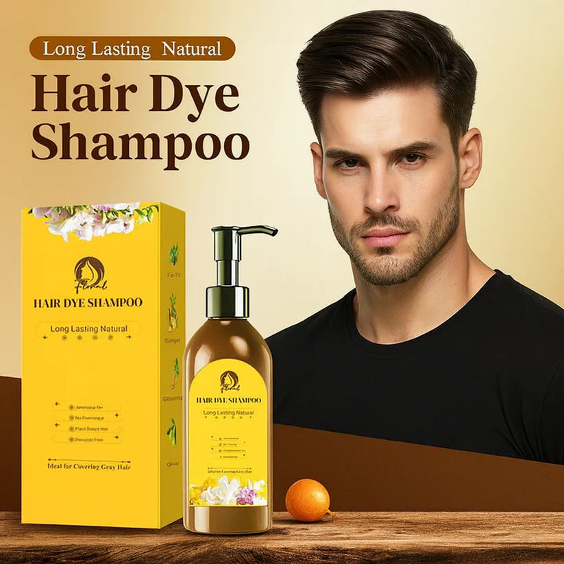 Japanese Long Lasting Natural Hair Dye Shampoo (Buy 1 Get 1 Free)