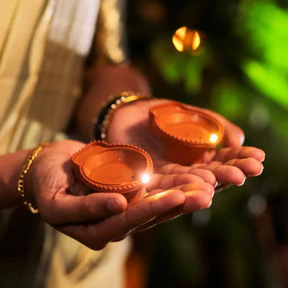 Eco-Friendly Water Sensor Diyas – Reusable & Safe for Family (Pack of 12/24)